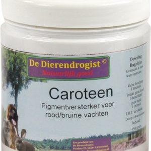 Dierendrogist caroteen pigmentversterker