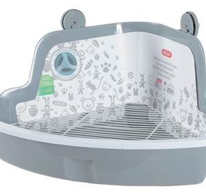 Zolux hoektoilet knaagdier grijs