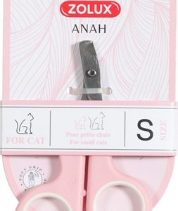 Zolux anah nagelschaar roze / wit