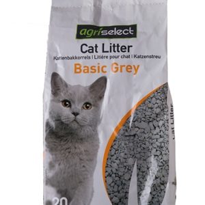 Agriselect basic grey kattenbakvulling