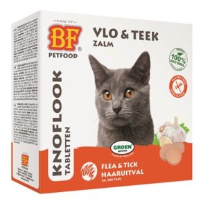 Bf petfood kattensnoepjes knooflook zalm