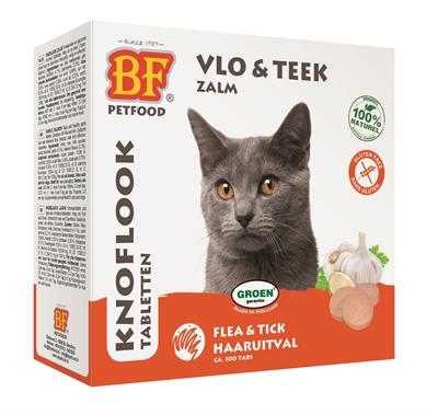 Bf petfood kattensnoepjes knooflook zalm
