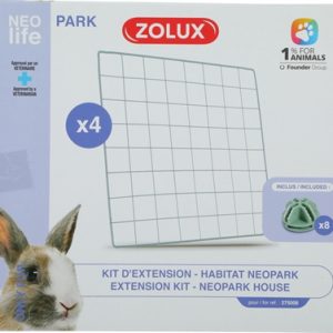 Zolux neolife neopark konijn uitbereidingsset gaaspanelen