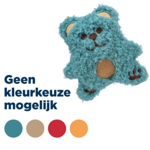 Trixie beer pluche met catnip assorti