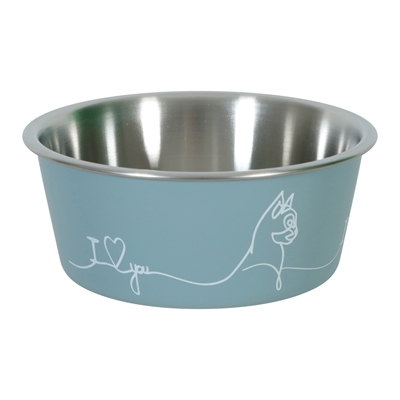 Zolux love voerbak kat blauw