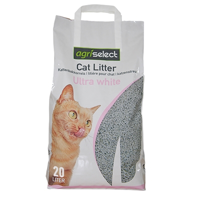 Agriselect ultra white kattenbakvulling