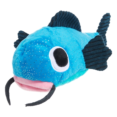 Bark catfisch claude meerval hide & seek pluche blauw