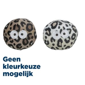 Trixie bal met ogen panterprint met kattenkruid / catnip assorti