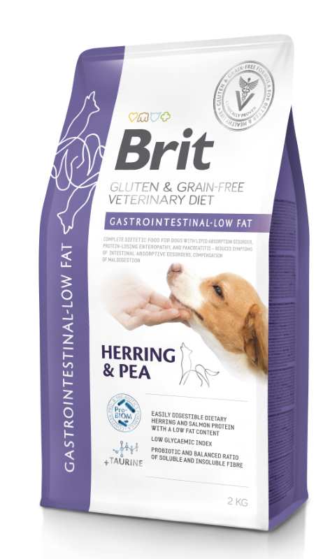 Brit Veterinary Diet – Gastrointestinal Low Fat – Hond